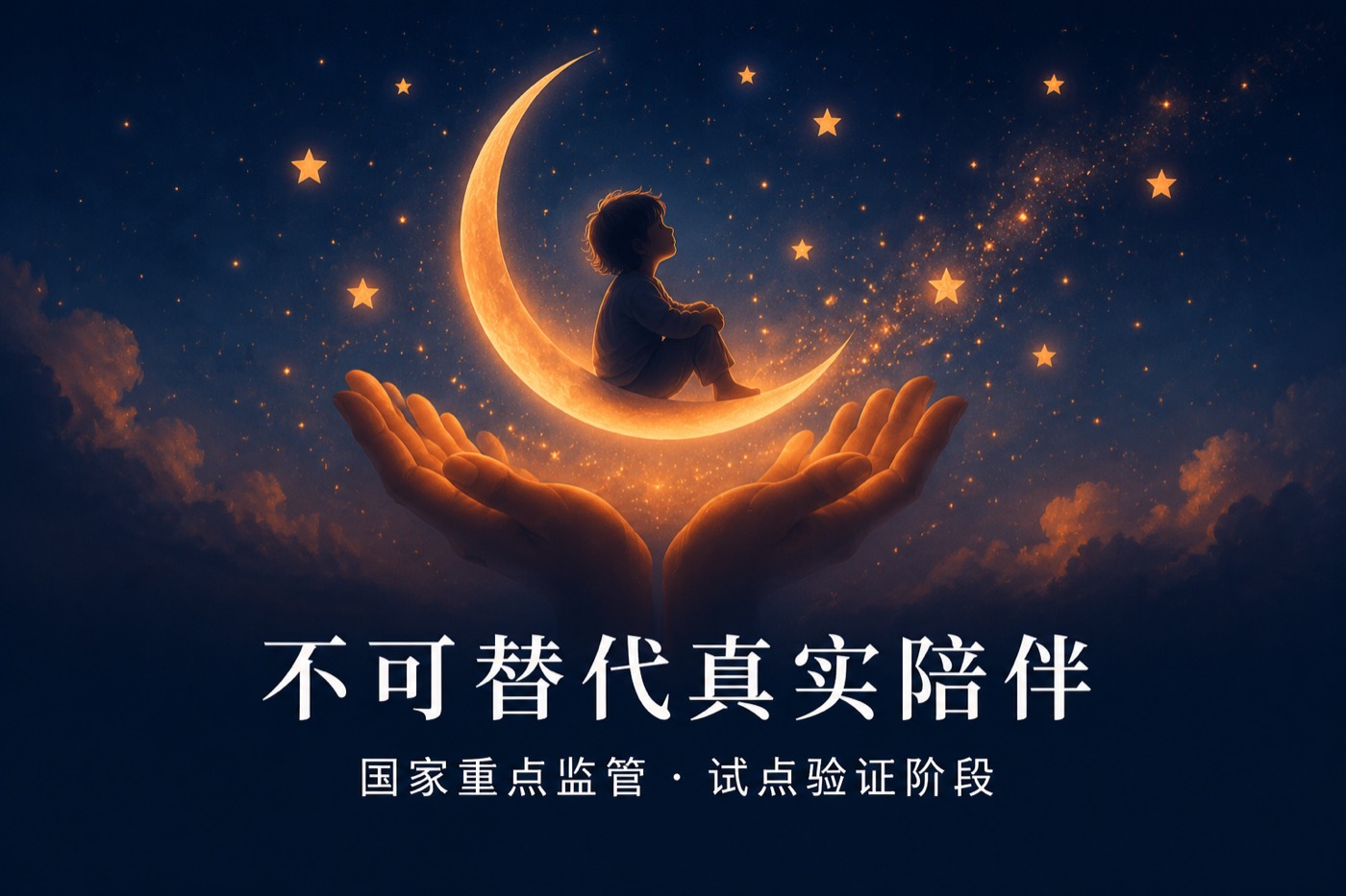 星星的孩子——不可替代真实陪伴；国家重点监管 · 试点验证阶段